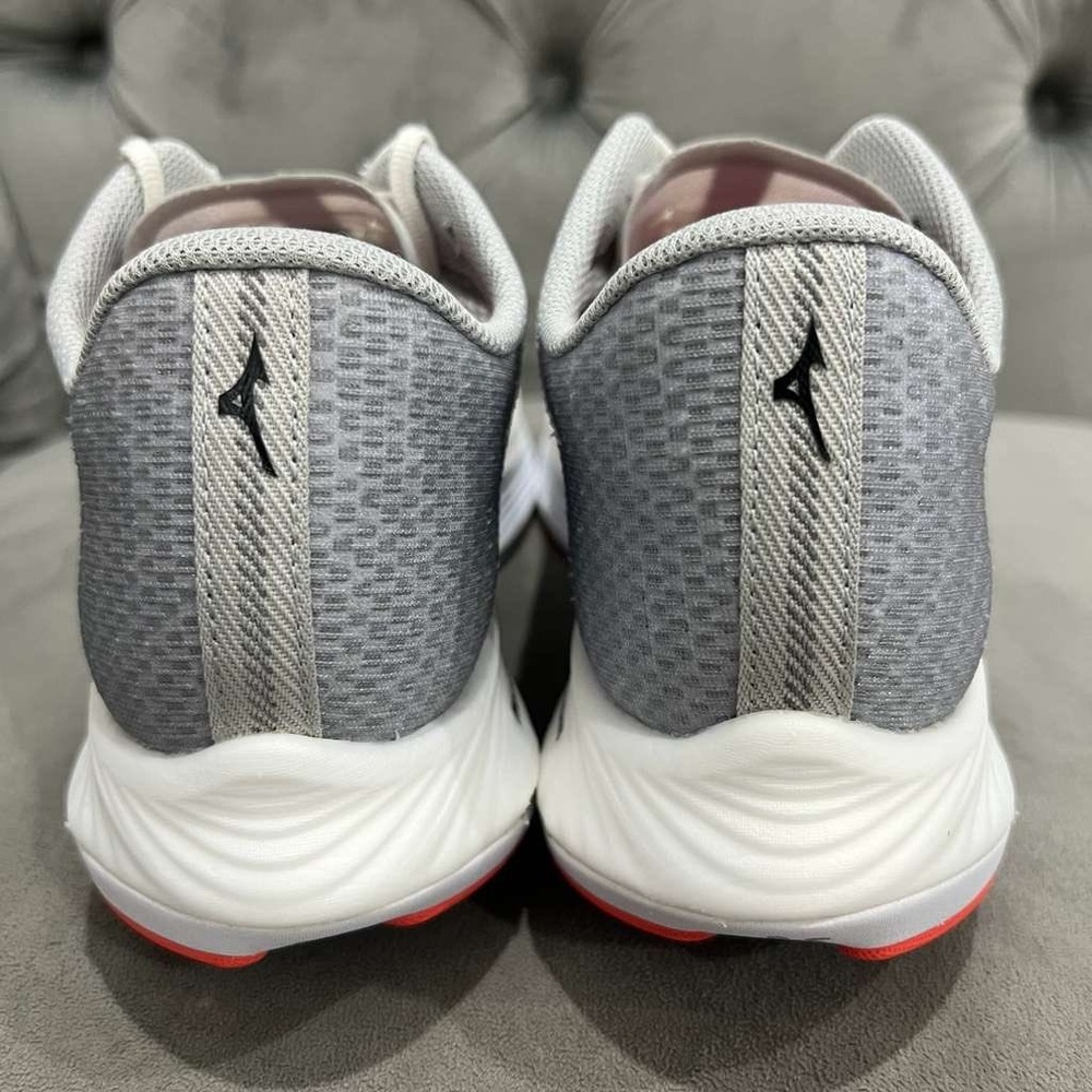 Mizuno Wave Rebellion Flash 2 Running Shoe Men 8.5 White Harbor Mist Athletic - Picture 3 of 14